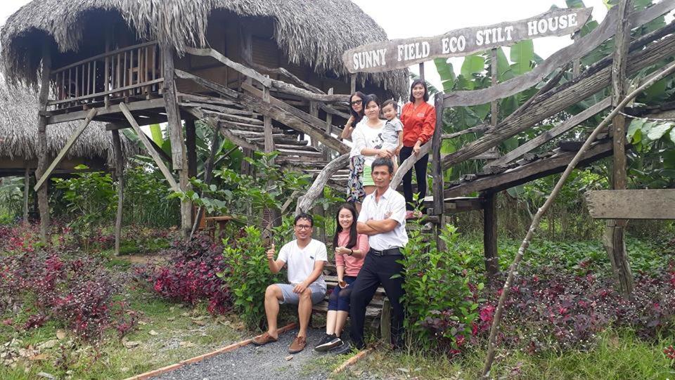 Sunny Field Eco Stilt House Cat Tien Exterior foto