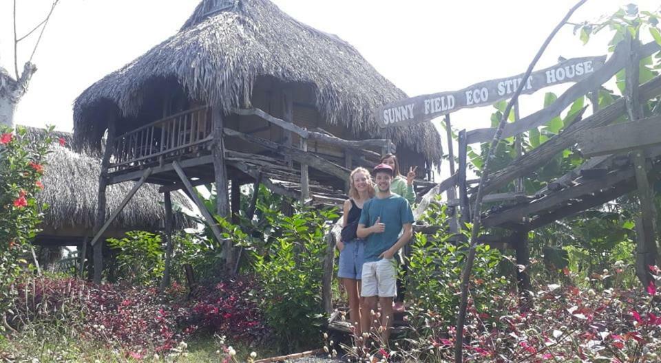 Sunny Field Eco Stilt House Cat Tien Exterior foto