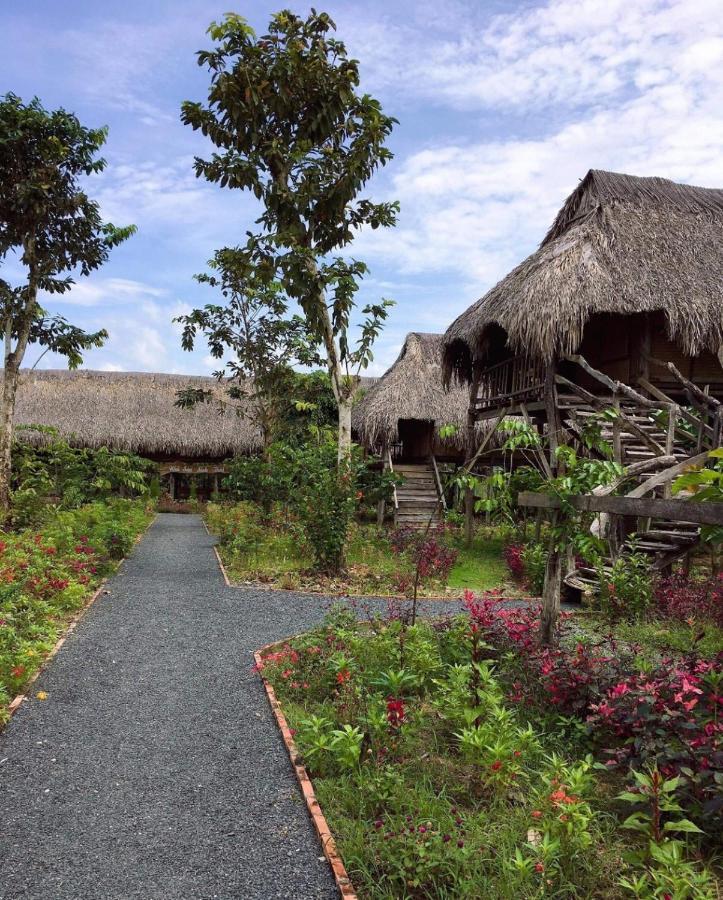 Sunny Field Eco Stilt House Cat Tien Exterior foto